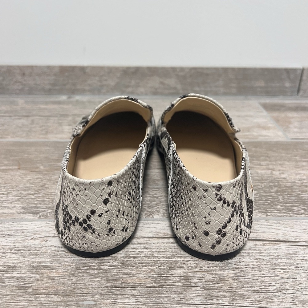 NEW Women's Vince Camuto Perenna Seashell Multi Tuscon Snake loafers In Size 8 - Picture 5 of 9
